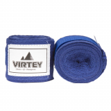 Бинт боксерский хлопок Virtey BH02 синий