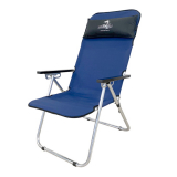 Кресло складное Кедр Комфорт сталь SK-10 с подгол 6 полож.нагрузка 110кг