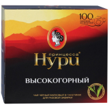 Чай НУРИ 100 пакетиков Высокогорный с/я Россия