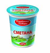 Сметана «Деревенское подворье»15%, 900 г.