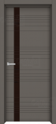 Дверь межкомнатная Ostium SHINE Вейс-4-шоколад ДО