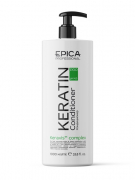 Кондиционер Epica Keratin Pro Conditioner для реконструкции и глубокого восстановления волос, 1000мл