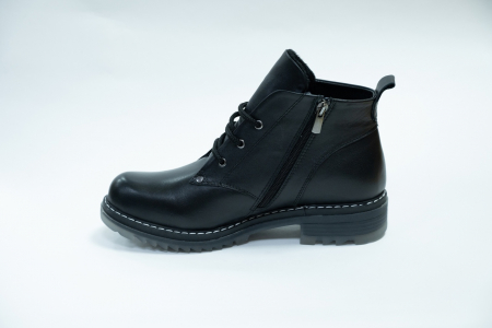 Ботинки женские Sas черные, шнурки А. 132-2227