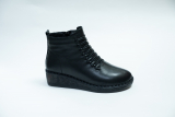 Ботинки женские Meego Comfort черные, горка А. Х96613-1