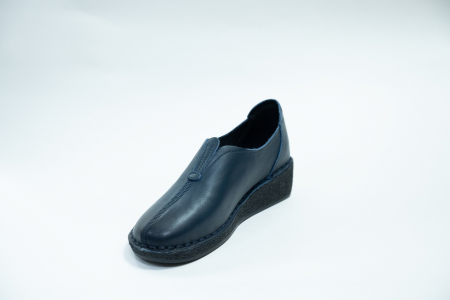 Туфли женские Meego Comfort синие, горка А. А2081