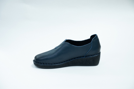 Туфли женские Meego Comfort синие, горка А. А2081