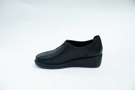 Туфли женские Meego Comfort черные, горка А. А2081