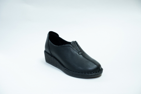 Туфли женские Meego Comfort черные, горка А. А2081
