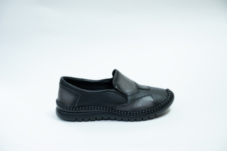 Туфли женские Meego Comfort черные, серые А. 608