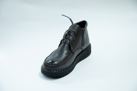 Ботинки женские Кабин серые, шнурки А.9952-6