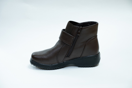 Ботинки женские Кабин коричневые, липа А. А01-2