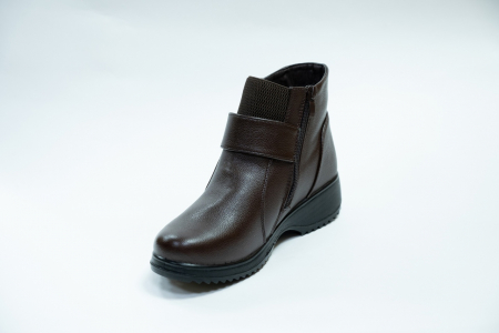 Ботинки женские Кабин коричневые, липа А. А01-2