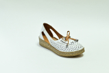 Туфли летние женские белые Lobas Shoes А. 7142-1