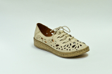 Туфли летние женские бежевые Lobas Shoes А. 7154-1
