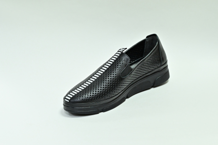 Туфли летние женские черные Grasia А. 504