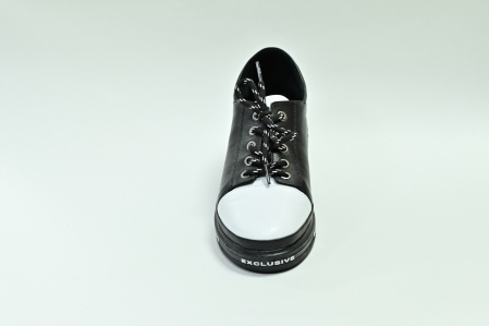 Туфли женские черно-белые Demmur А. 01