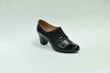 Туфли женские черные Geronea A. DA26-2