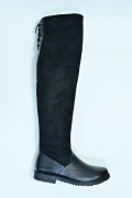 Сапоги женские зимние L. Potti черные, высокие, 3957