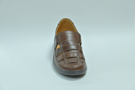 Туфли мужские Marko темно-коричневые 444006 натуральная кожа