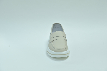 Туфли женские летние Cardiciana бежевые XB 67-3 натуральная кожа