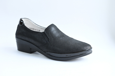 Туфли женские Brado чёрные JY 87363-6-2