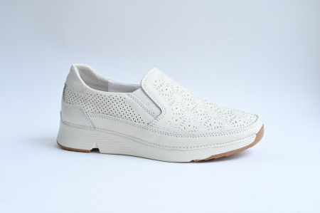 Туфли женские белые Meego Comfort 9538-A6A