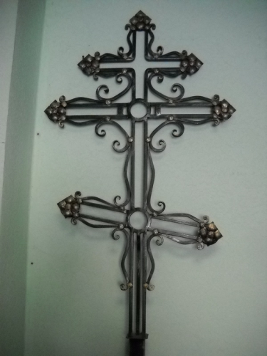 Крест кованый фигурный Модель №5