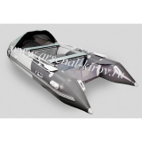 Лодка моторная Gladiator C370AL светло-серый/темно-серый