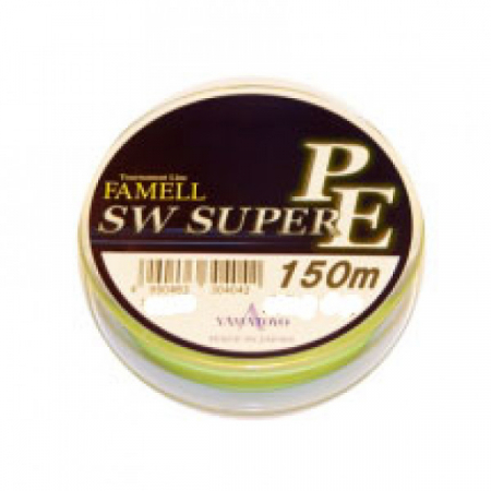 Плетеный шнур Yamatoyo FameLL SW Super PE Yellow 0.6 150м 0.128мм