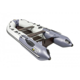 Моторная лодка Ривьера Компакт 3400 СК Комби светло-серый/графит