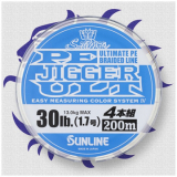 Плетеный шнур SUNLINE PE JIGGER ULT 4 #1 200м мультиколор