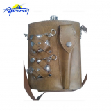 Фляжка в чех+2 скл стакана вилка,ложка,нож 48oz