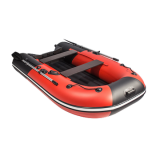 Лодка моторно-гребная Ривьера Компакт 3200 НДНД комби красный/черный