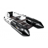 Мот лодка Ривьера Компакт 3600 СК Комби светло-серый/черный