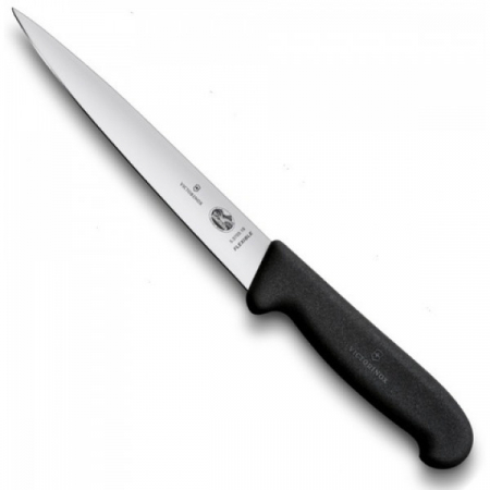Нож VICTORINOX филейный 16см черный
