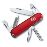 Нож перочинный VICTORINOX Sportsman, 84мм,12 функций,красный 0.3802