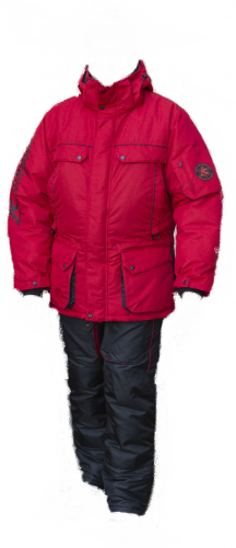 Костюм рыболовный Canadian Camper SNOW LAKE PRO цв. black/red р.XXXL