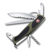 Нож Victorinox RangerGrip 179, 130 мм, 12 функций, зеленый 0.9563.MWC4