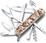 Нож Victorinox Huntsman, 91 мм, 15 функций, &quot;Desert Camouflage&quot; 1.3713.941