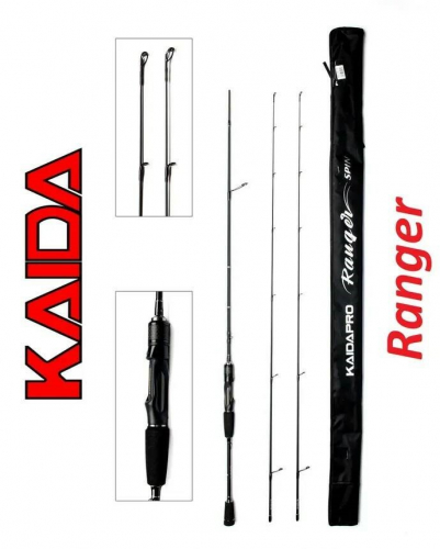 Cпиннинг Kaida Ranger 856-76TML 2 хлыста 5-21гр/10-30гр 2,29