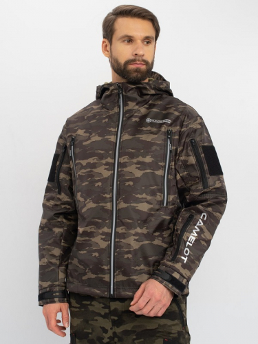 Куртка демисез. Камелот цв.Mилитари тк.Softshell р.44-46/170-176