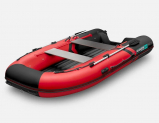 Лодка надувная Gladiator E450S красно-черный