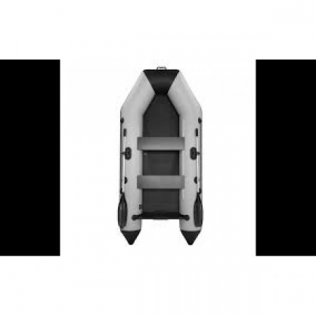 Лодка Аква 2800 слань-книжка киль светло-серый/черный