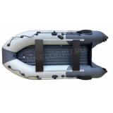 Моторная лодка Ривьера Компакт 3600 НДНД комби светло-серый/графит