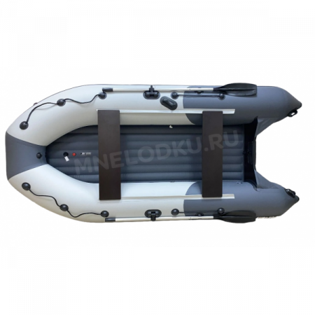 Моторная лодка Ривьера Компакт 3600 НДНД комби светло-серый/графит