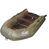 Надувная лодка FLINC FT320K цв.камуфляж камыш