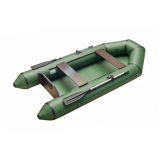 Моторно-гребная лодка с жестким транцем SL 2400 зеленый