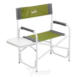 Кресло директорское c отк.стол. Maxi серый/зеленый Helios