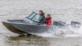 Лодка VOLZHANKA 44 Fish серая, транец S 44F 14 I424