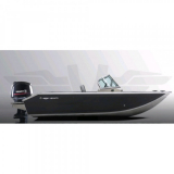 Лодка VOLZHANKA 46 Fish серый, карбон с мотором YAMER EF60FVEL-T 46F 80 F525
